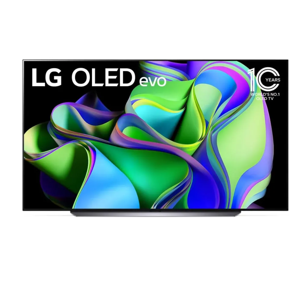 LG OLED evo C3 55-Inch 4K Smart TV, 120Hz OLED Display, Ξ±9 AI Processor 4K Gen6, Brightness Booster, Dolby Vision, Dolby Atmos, NVIDIA G-SYNC, AMD FreeSync, webOS, ThinQ AI, Wi-Fi, Bluetooth β Black OLED55C36LA.AMAG LG OLED evo C3 55-Inch 4K Smart TV, 120Hz OLED Display, Ξ±9 AI Processor 4K Gen6, Brightness Booster, Dolby Vision, Dolby Atmos, NVIDIA G-SYNC, AMD FreeSync, webOS, ThinQ AI, Wi-Fi, Bluetooth β Black OLED55C36LA.AMAG